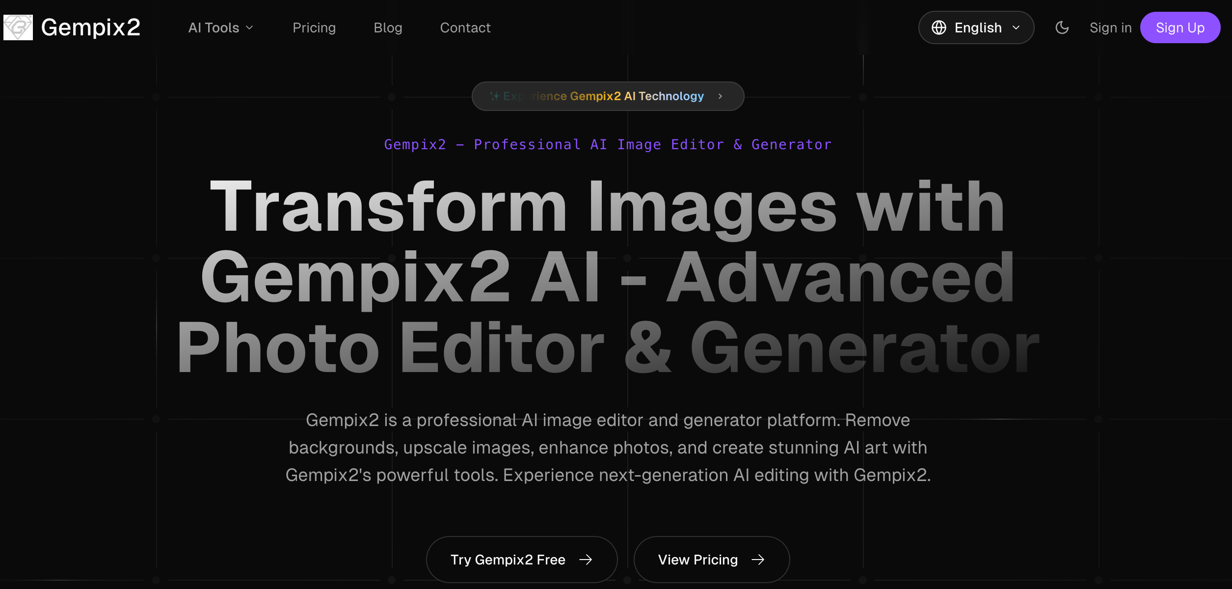 Gempix2 AI - Advanced Photo Editor & Generator